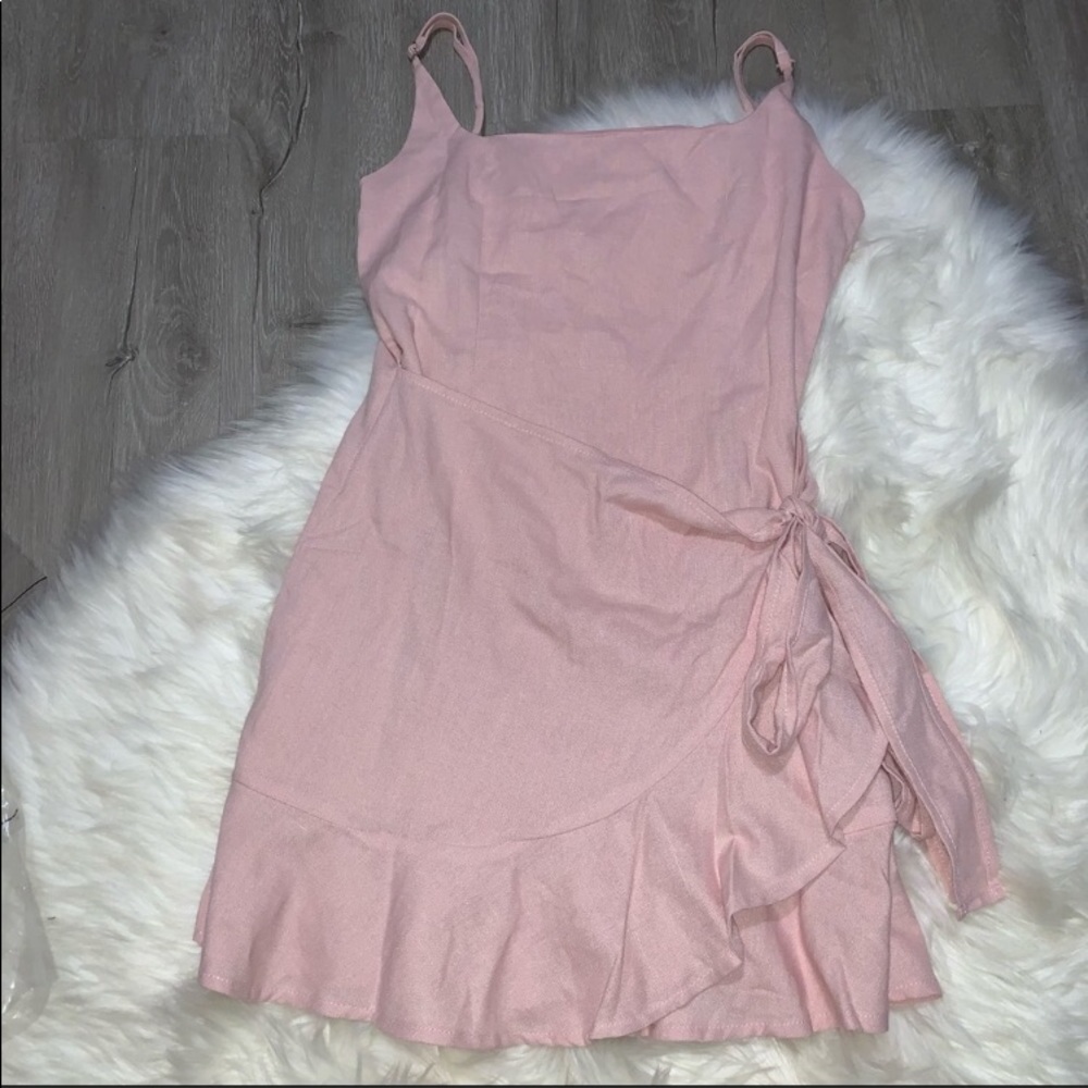 Princess Polly Cottage Hill Mini Dress Blush 4,8 - Picture 5 of 9